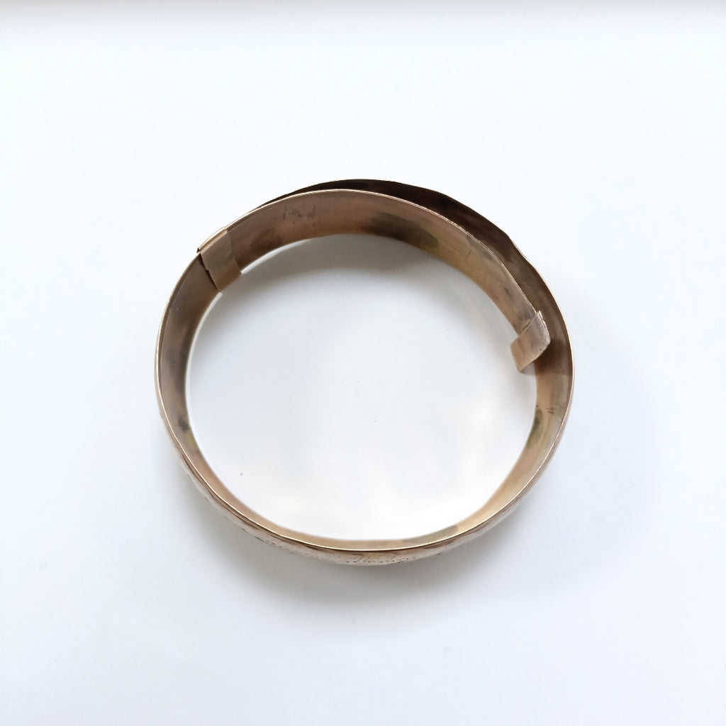 PULSERA RIGIDA ORO 8 K 12.4 GRMS (SEMINUEVO)