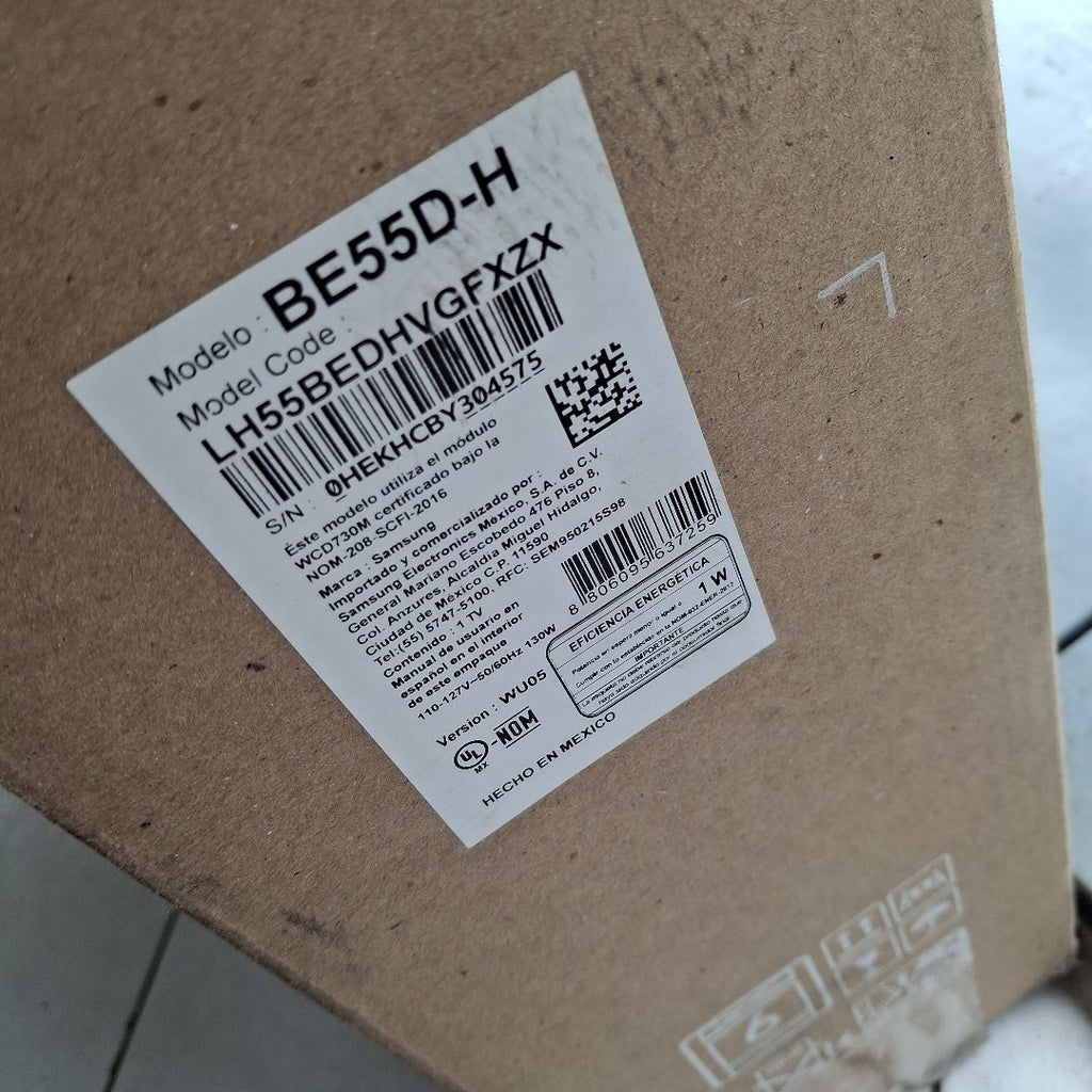 PANTALLA SAMSUNG BE55D-H (2025) 55" LED 4K (SEMINUEVO)