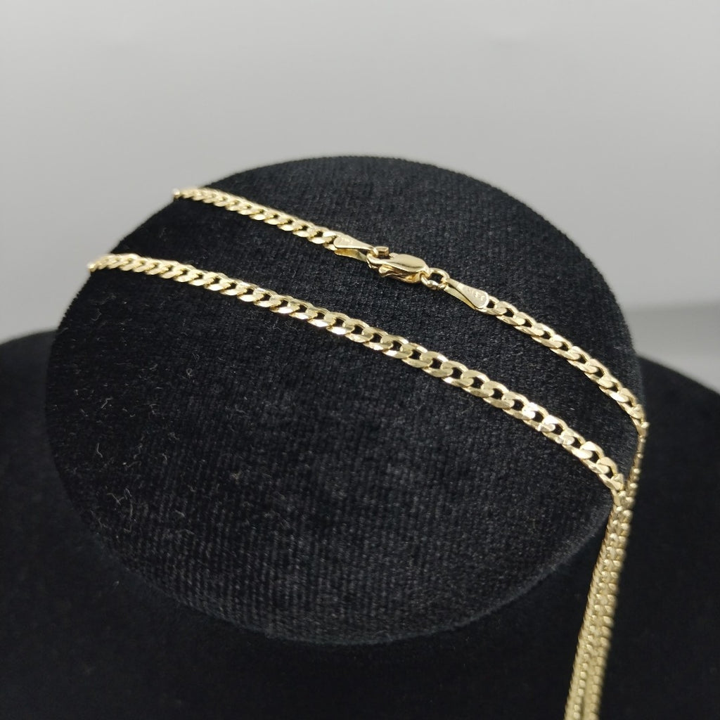 CADENA BARBADA 14K 60 CM 10 GR (NUEVO)