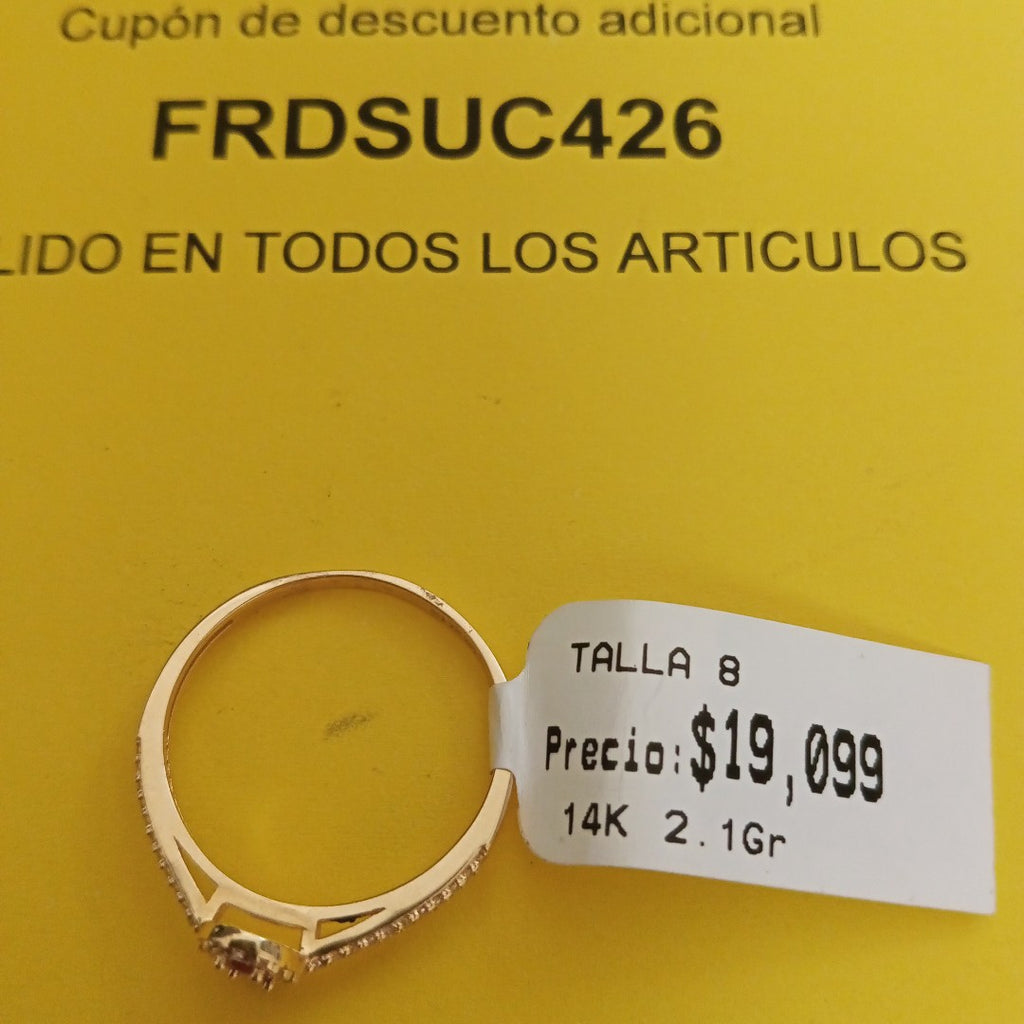 ANILLOS DAMA ORO 14K 2.1 (NUEVO)