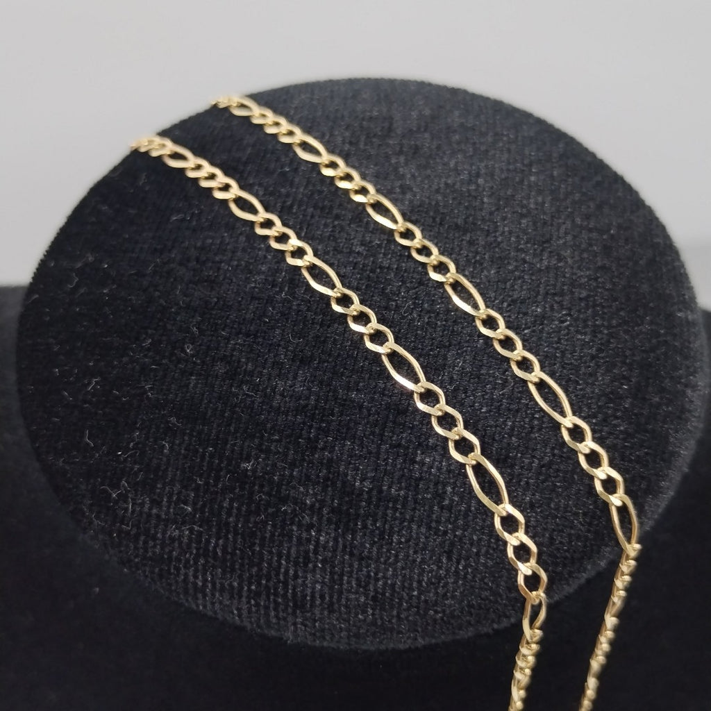 CADENAS TEJIDO 3X1 ORO 10K 50 CM 3.8 GR (NUEVO)