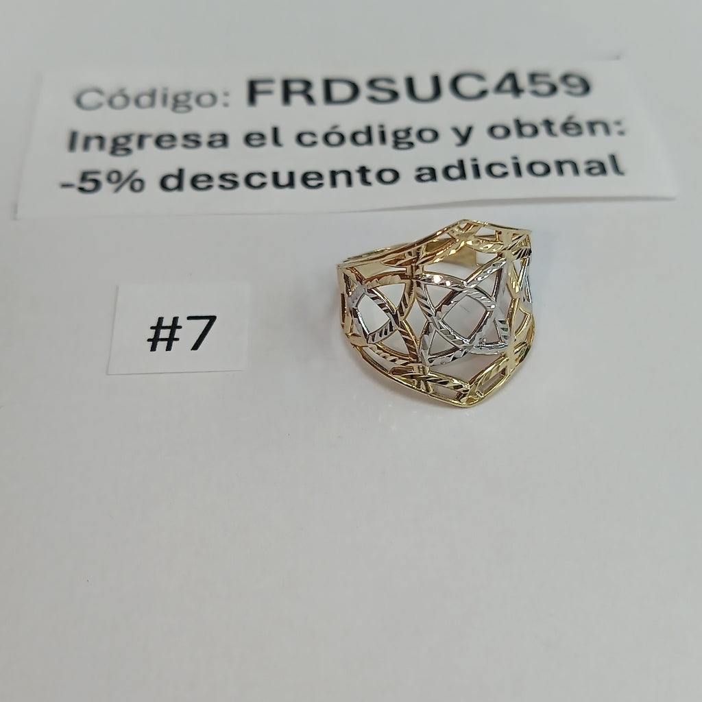 ANILLOS CON ESTRELLA CELTA 14K TALLA 6.5 2.2 GR (NUEVO)