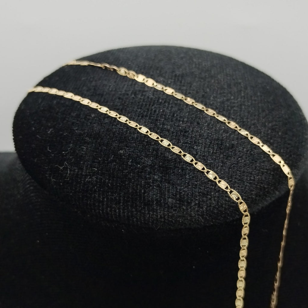 CADENA ORO COMBINADO 10 K 1,80 GRMS (SEMINUEVO)