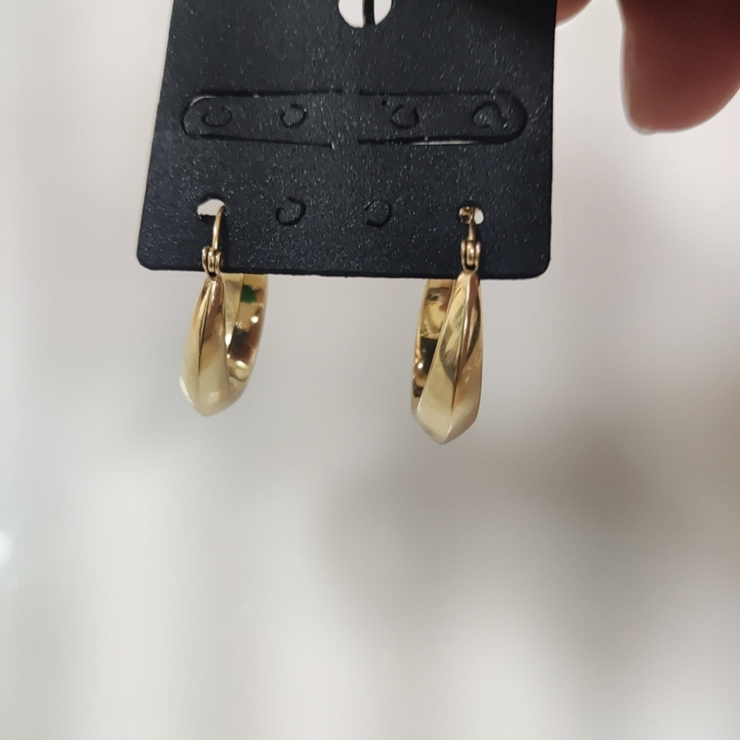 ARRACADAS PAR ORO 14 K 2.9 GRMS (SEMINUEVO)