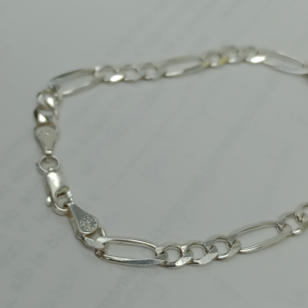 PULSERA 3X1 PLATA .925 18 CM 5.43 GR (NUEVO)