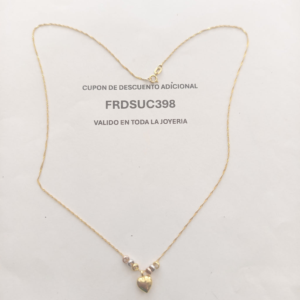 GARGANTILLA ORO 10 K 1,30 GRMS (SEMINUEVO)
