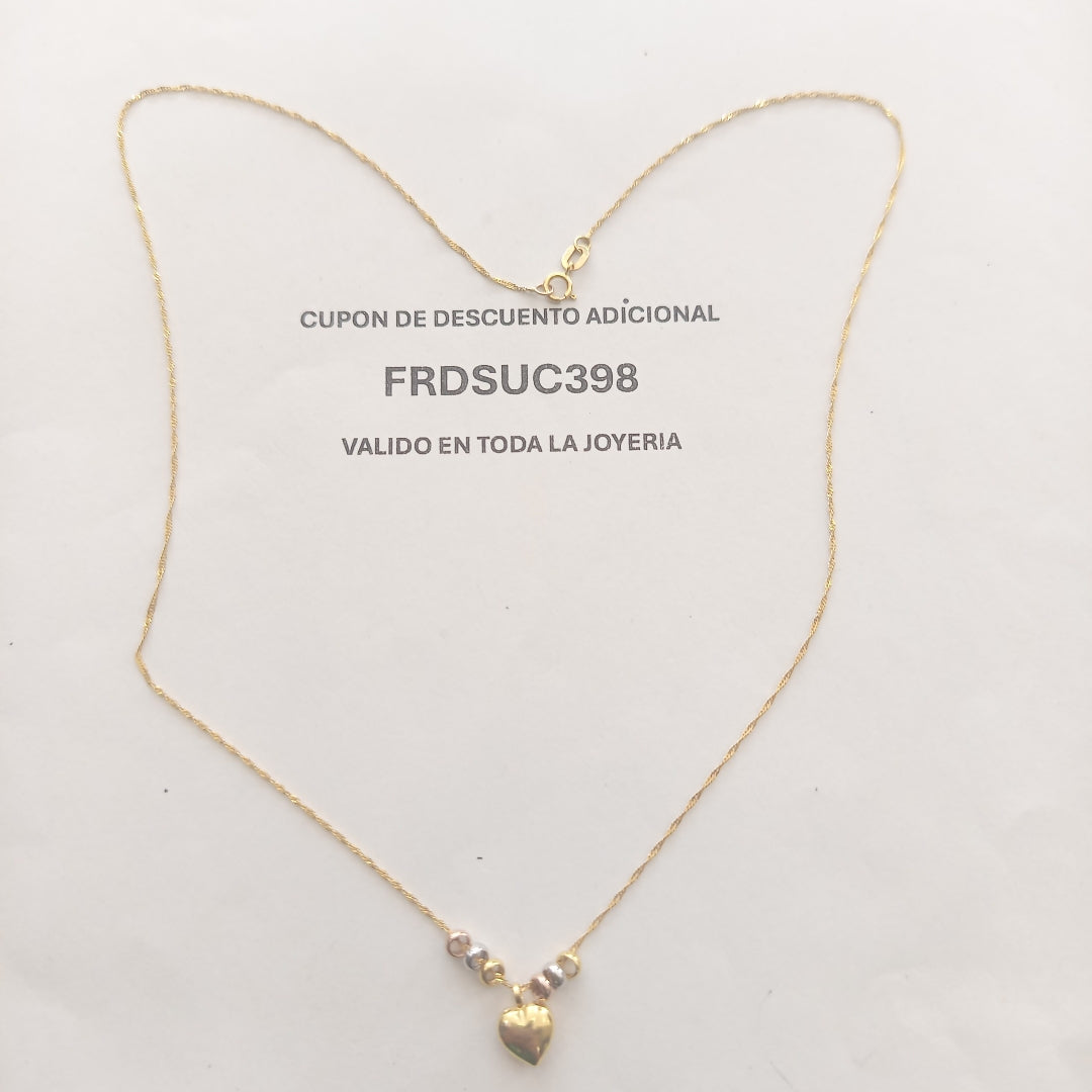 GARGANTILLA ORO 10 K 1,30 GRMS (SEMINUEVO)