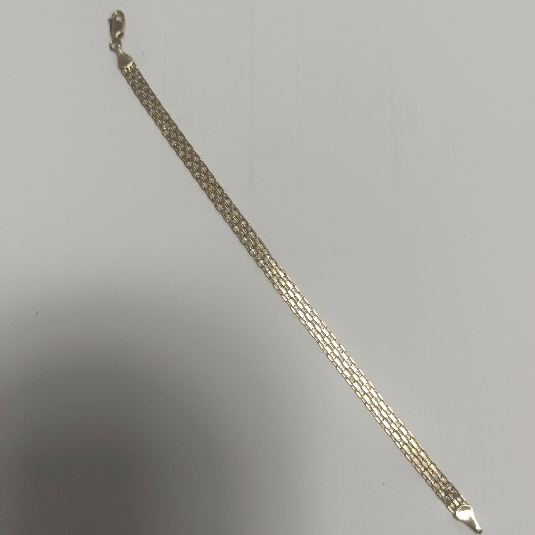 PULSERA ESPECIAL 10K 18 CM 3.8 GR (NUEVO)