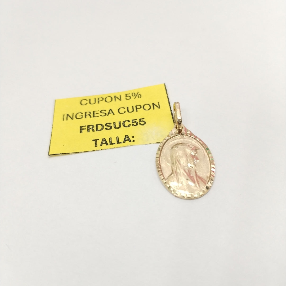 MEDALLA RELIGIOSA ORO 14 K 2,60 GRMS (SEMINUEVO)