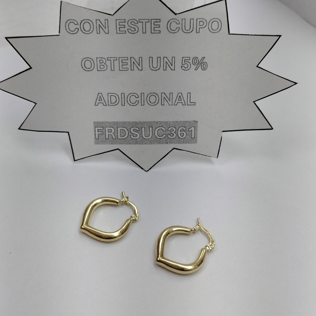 ARETES ARRACADAS 14K 2.1 GR (NUEVO)