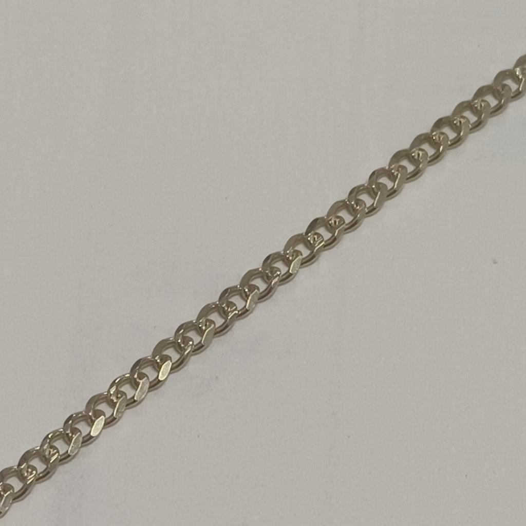 CADENAS TEJIDO BARBADA ORO 10K 50 CM 3.4 GR (NUEVO)