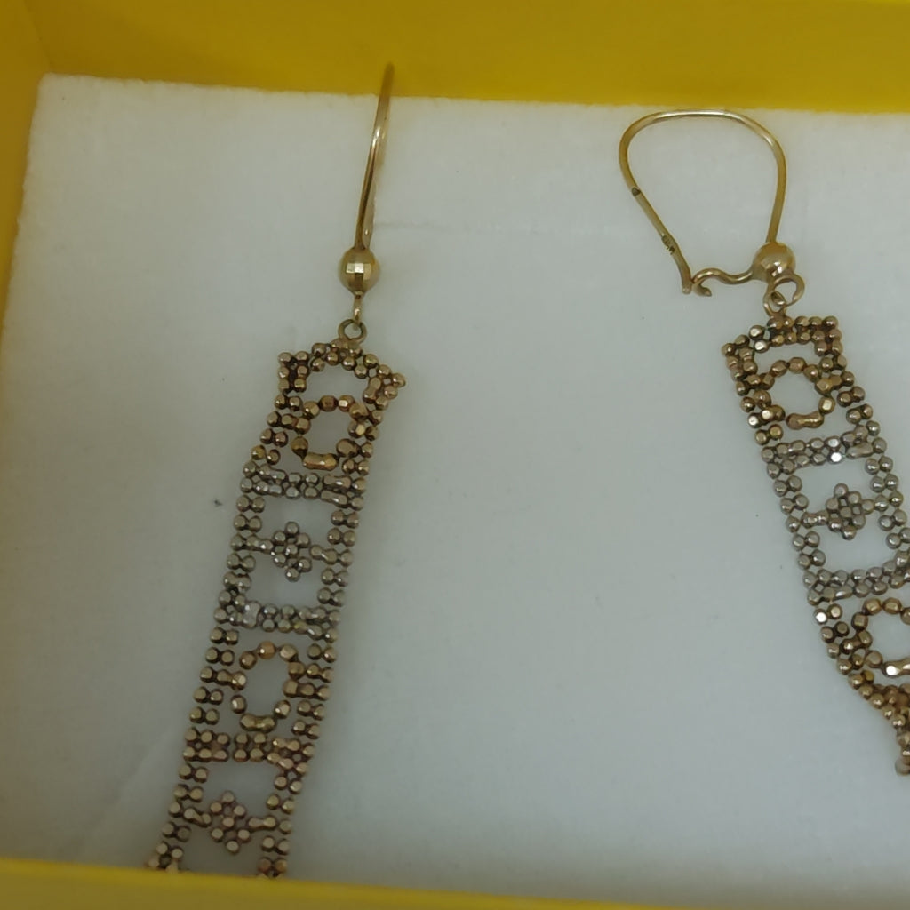 ARETES PAR ORO 14 K 2.6 GRMS (SEMINUEVO)