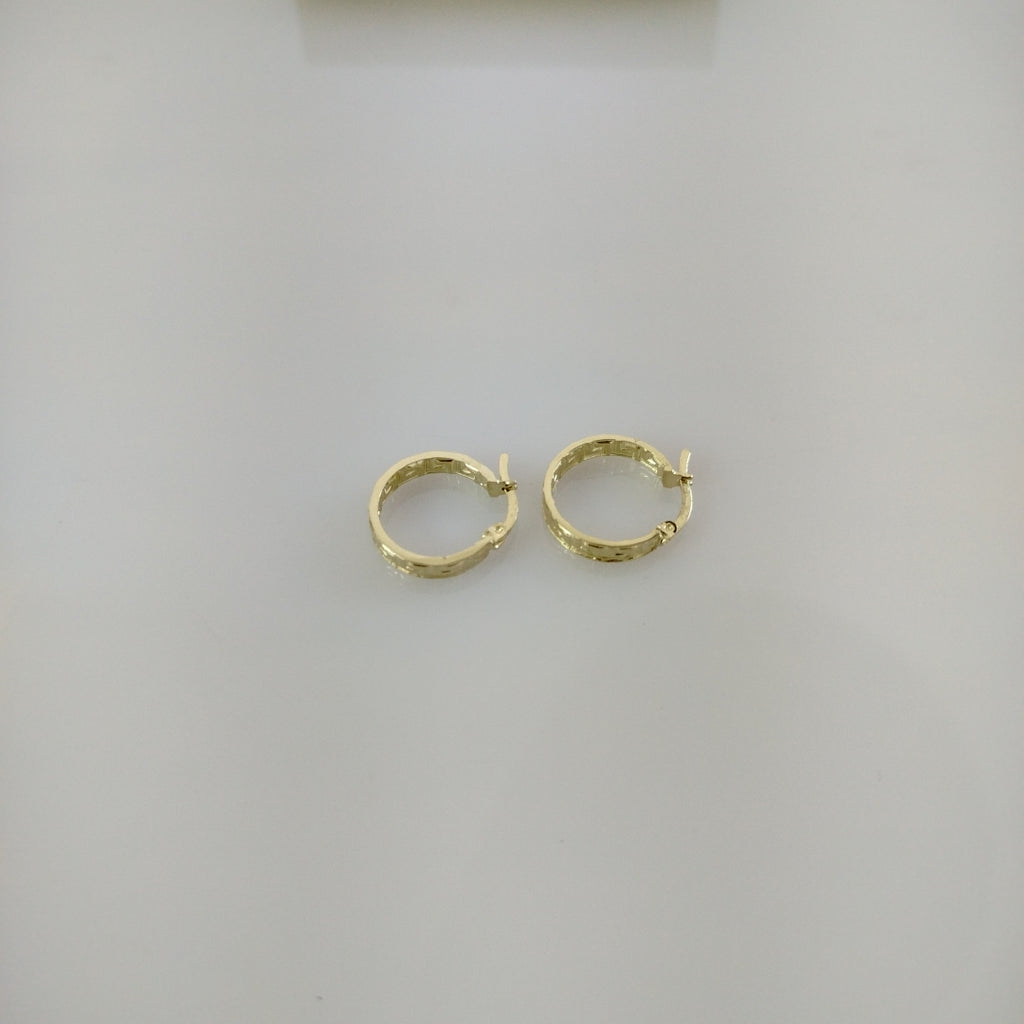 ARETES ARRACADAS FIG GRECAS 14K 1.7 GR (NUEVO)