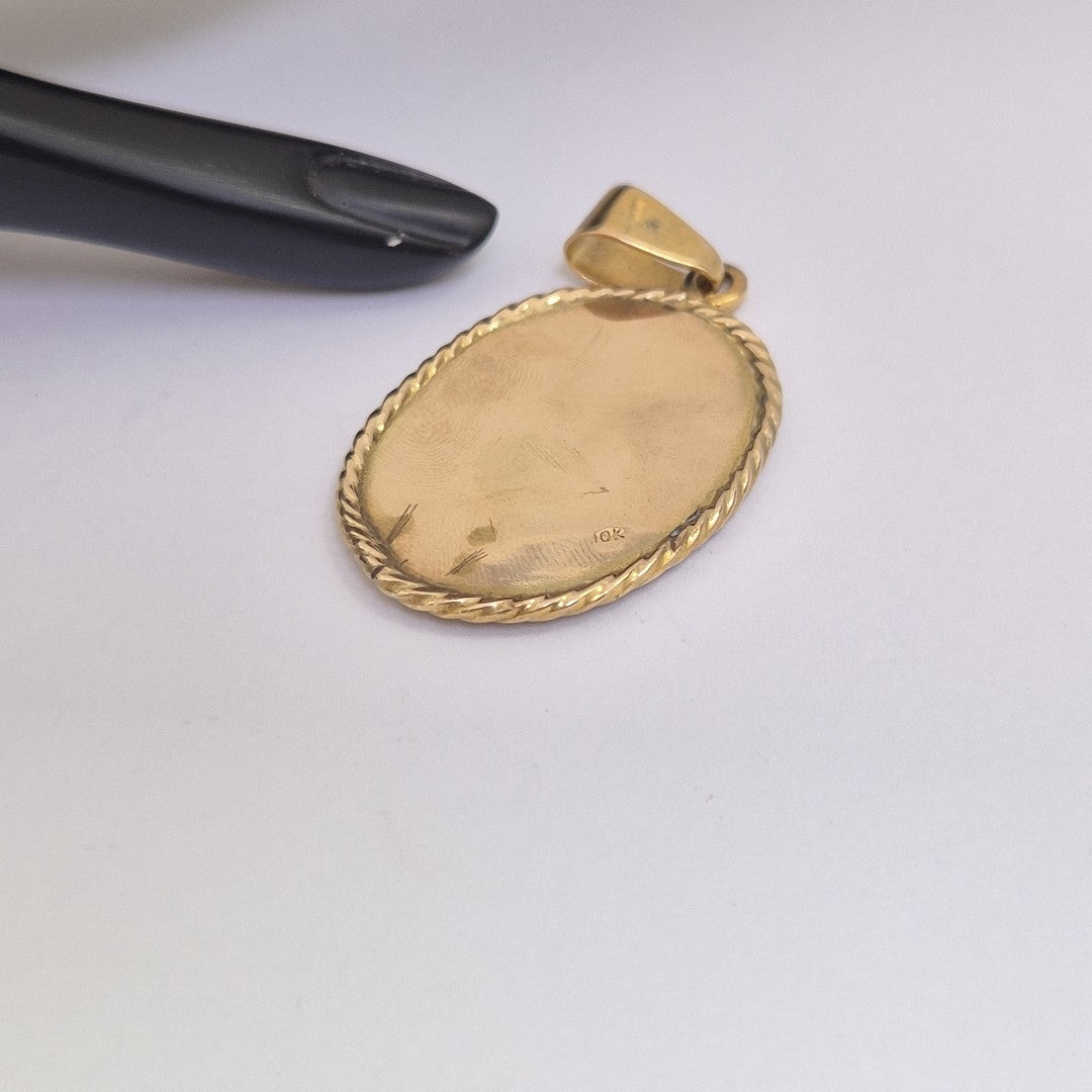 MEDALLA RELIGIOSA ORO 10 K 9,00 GRMS (SEMINUEVO)