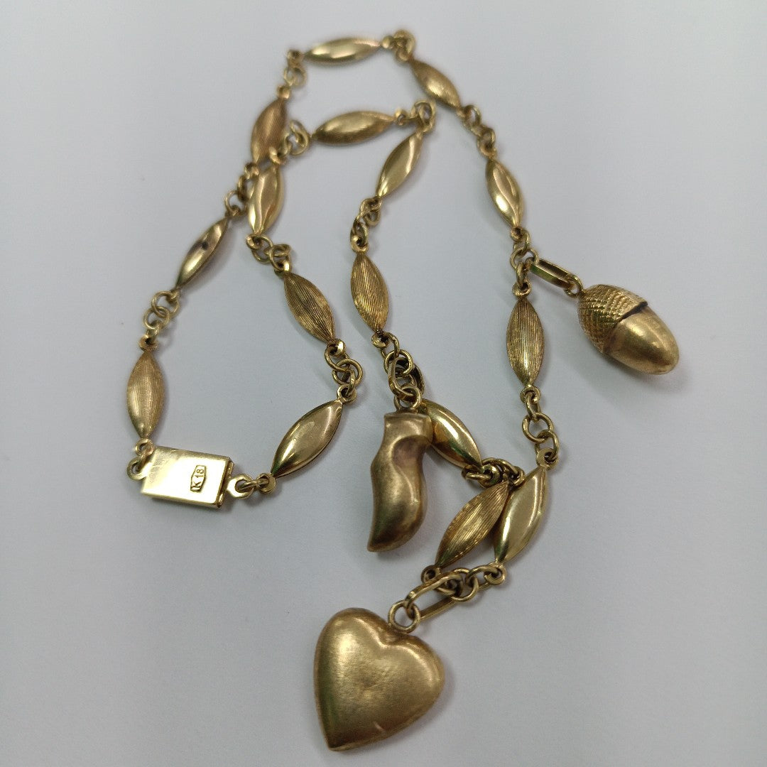CADENA,DIJE ORO 18 K 17,60 GRMS (SEMINUEVO)