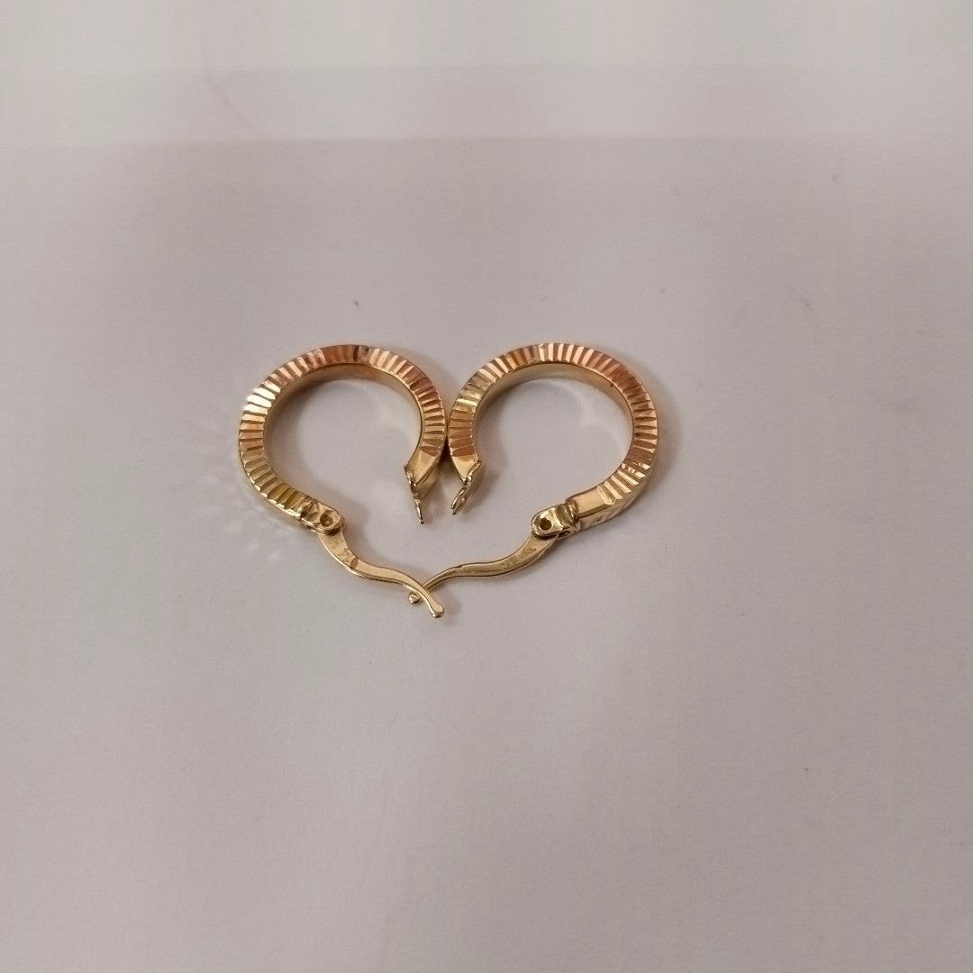 ARRACADAS PAR ORO 14 K 1,80 GRMS (SEMINUEVO)