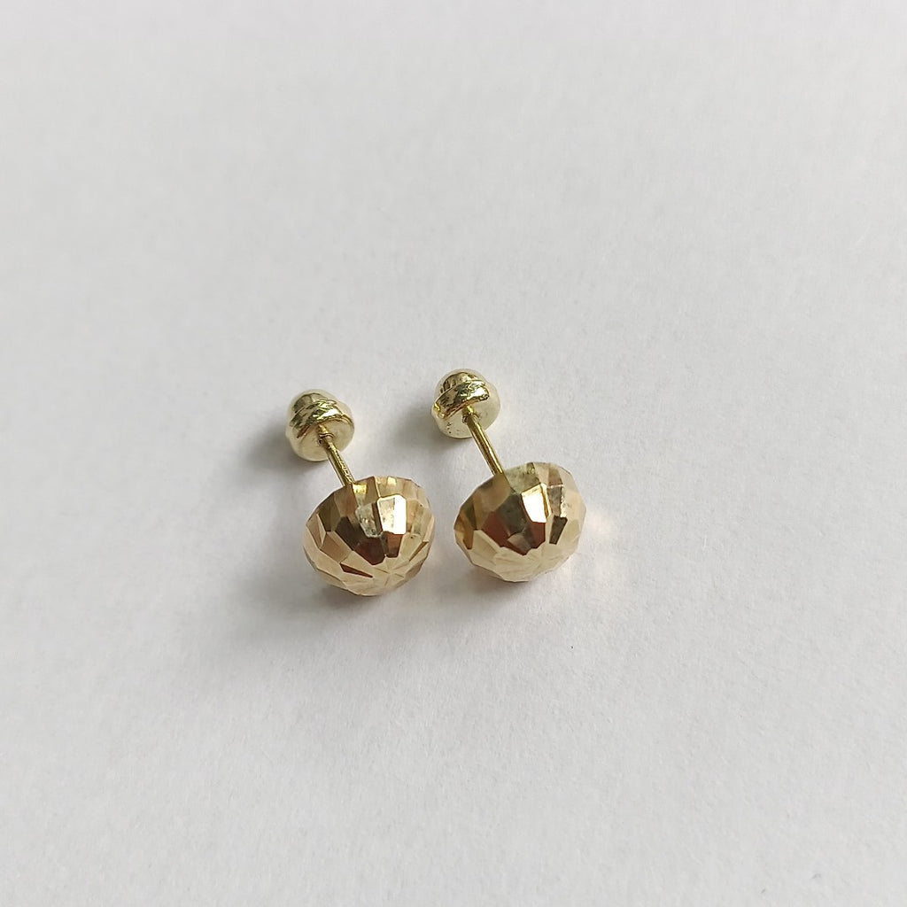 BROQUELES PAR ORO 14 K 0,70 GRMS (SEMINUEVO)