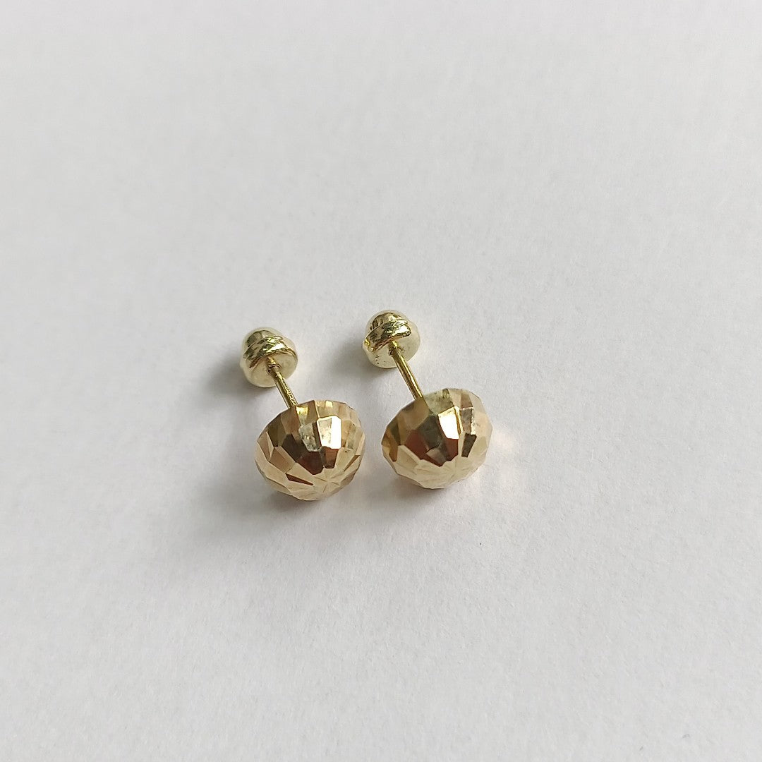 BROQUELES PAR ORO 14 K 0,70 GRMS (SEMINUEVO)