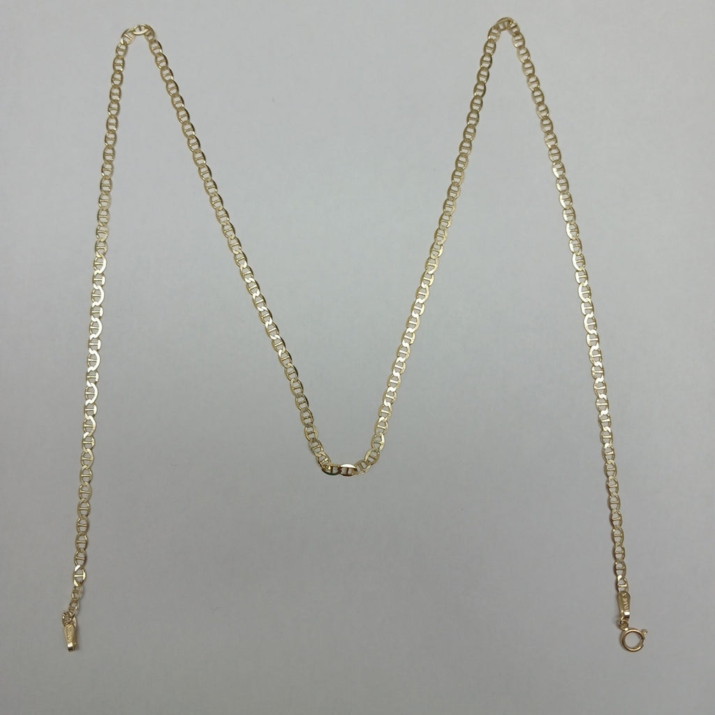 CADENAS TEJIDO GUCHI ORO 10K 55 CM 4.1 GR (NUEVO)