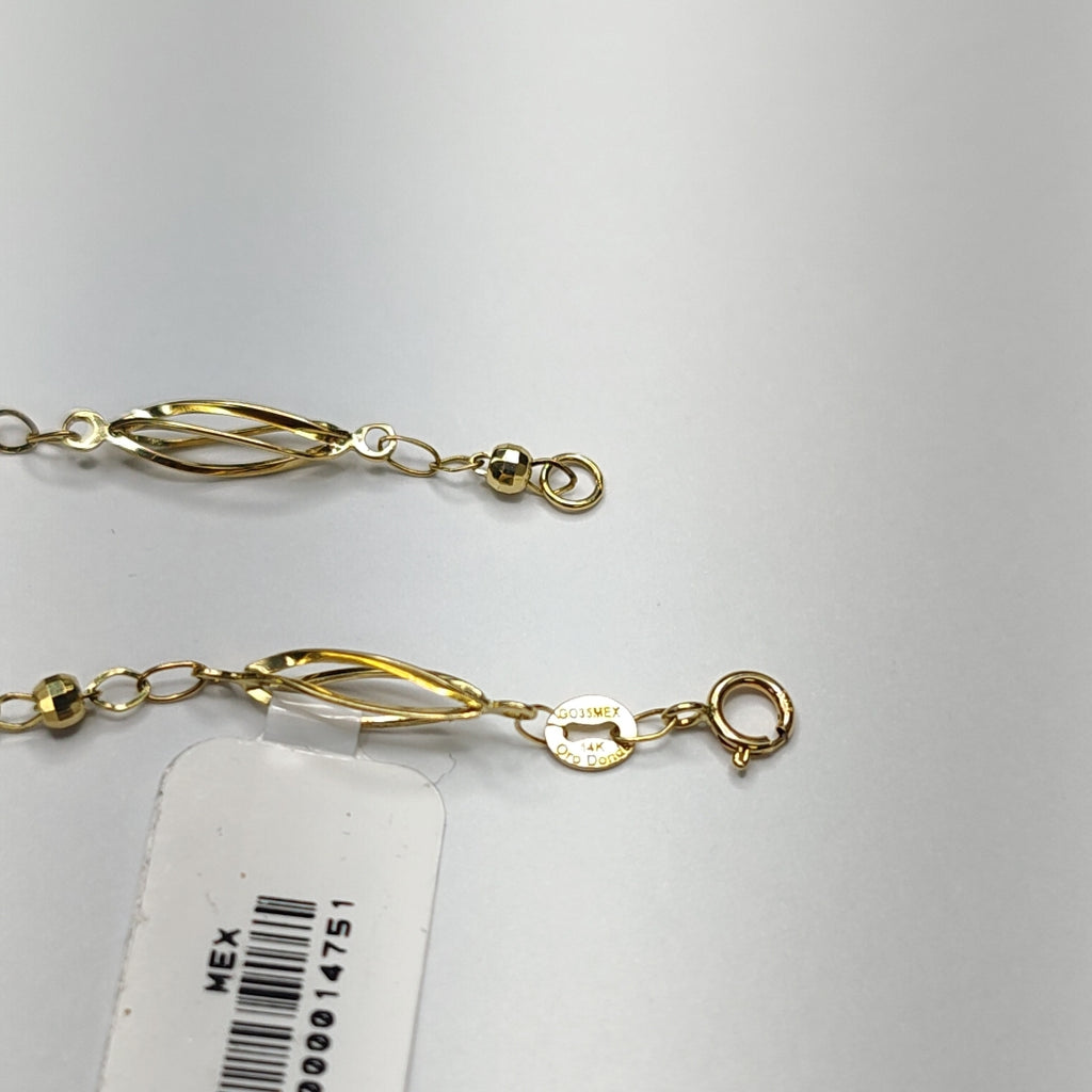 PULSERA ESPECIAL 14K 18 CM 2.1 GR (NUEVO)