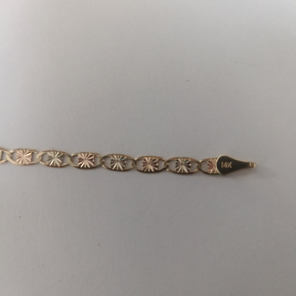PULSERA GUCHI 14K 18 CM 2.8 GR (NUEVO)