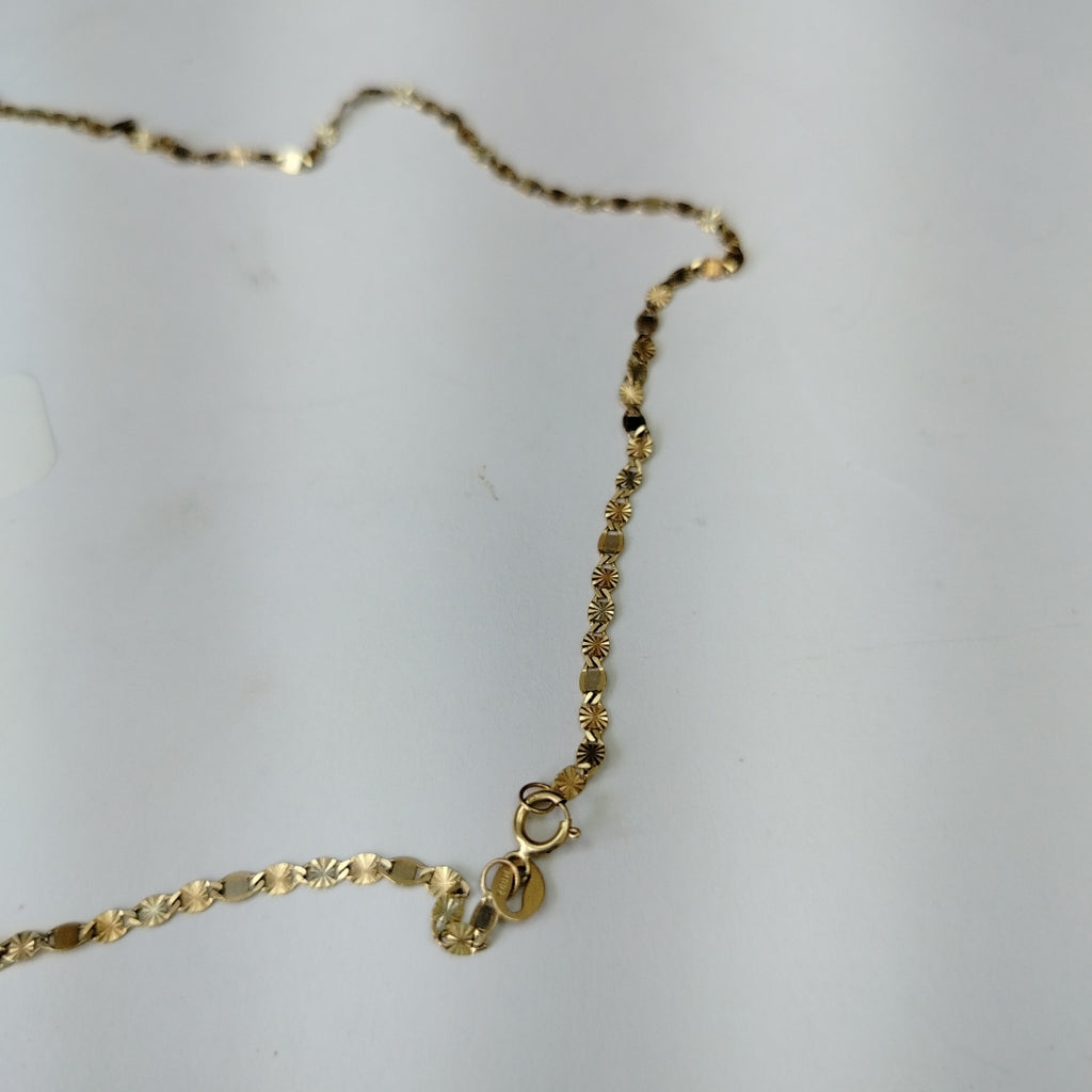 CADENA ORO COMBINADO 10 K 3,00 GRMS (SEMINUEVO)