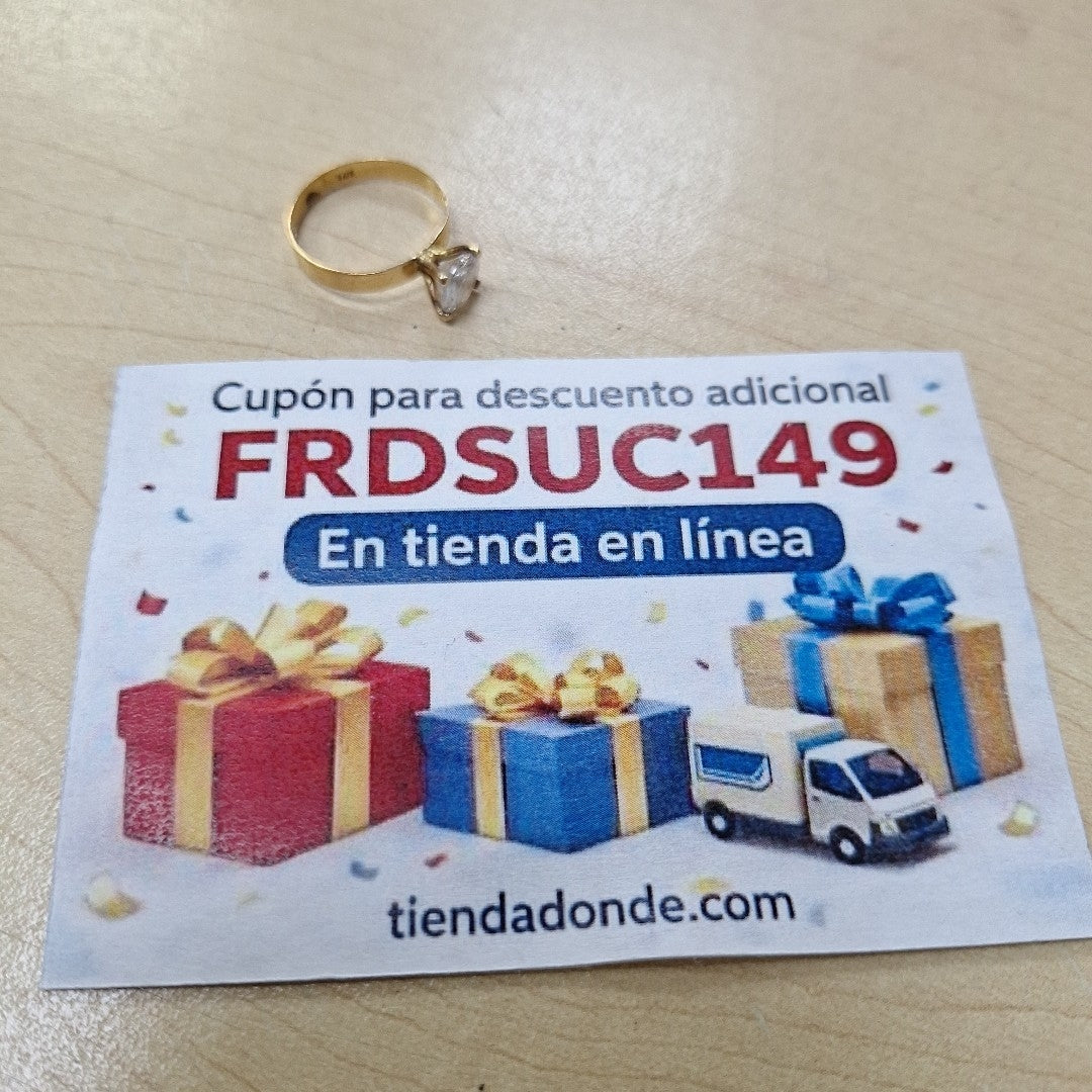 ANILLITO ORO 14 K 1.9 GRMS (SEMINUEVO)