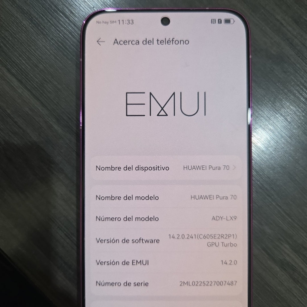 CELULAR HUAWEI PURA 70 ADY-LX9 (2024) 256 GB 12 GB RAM (SEMINUEVO)