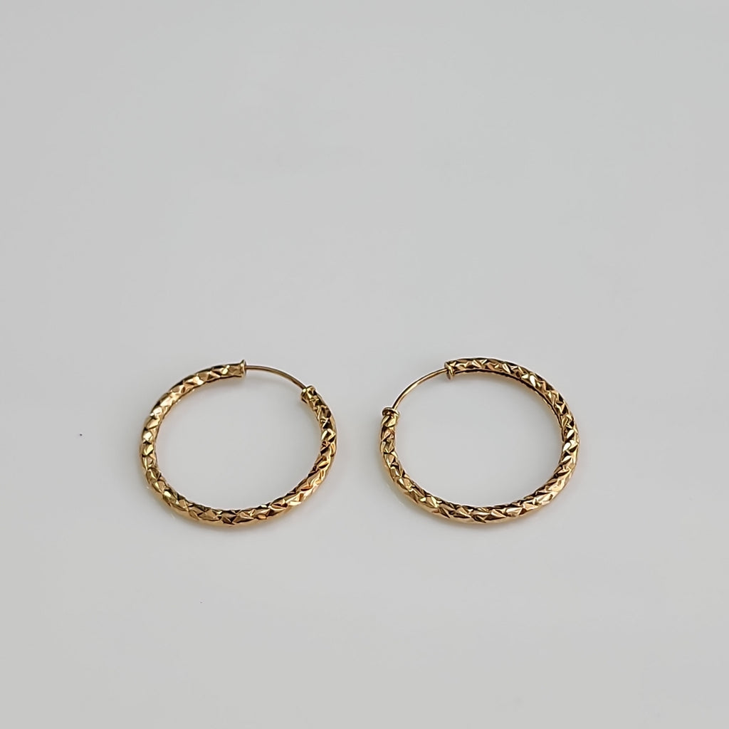 ARRACADAS PAR ORO 14 K 1 GRMS (SEMINUEVO)