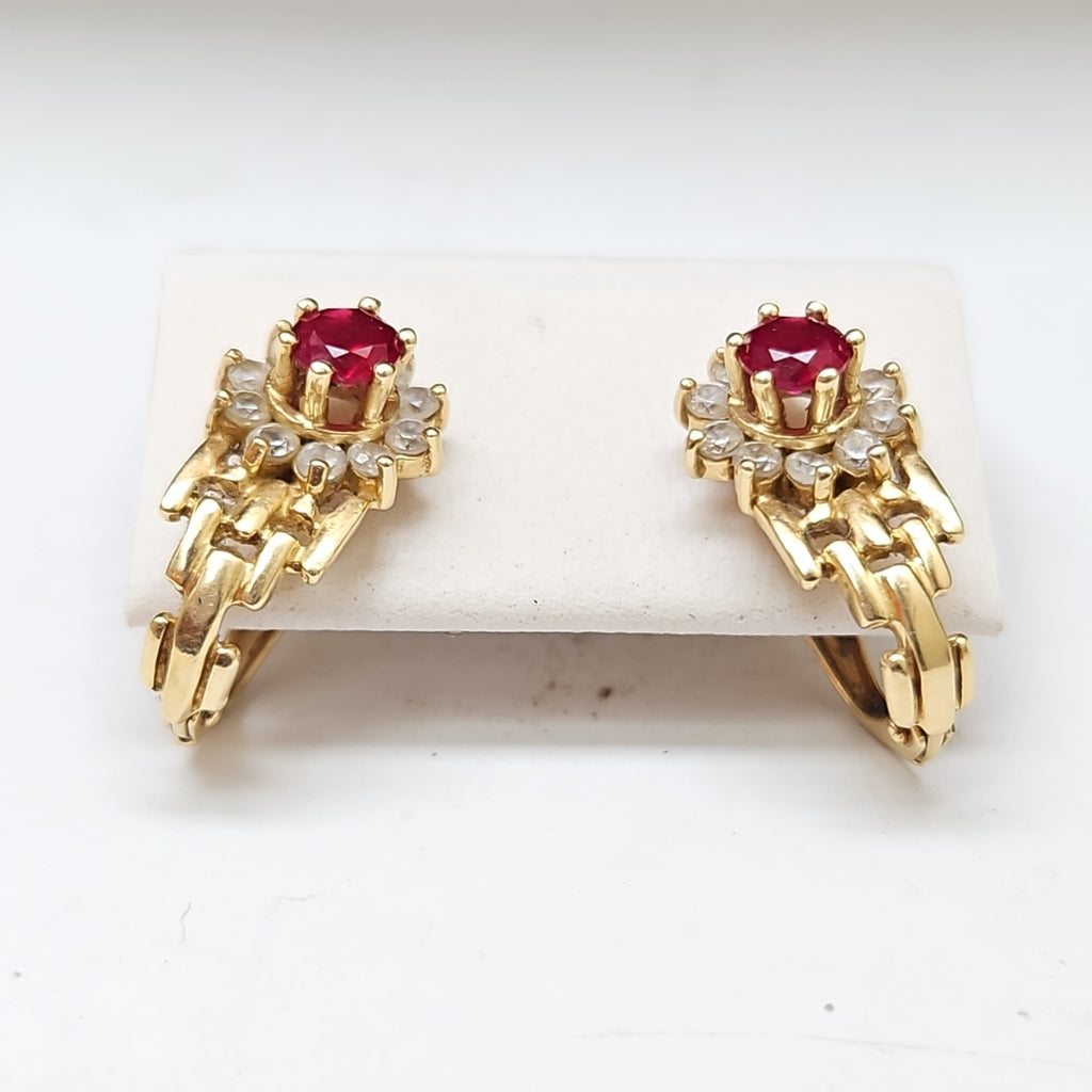 ARETES PAR ORO 14 K 3.2 GRMS (SEMINUEVO)