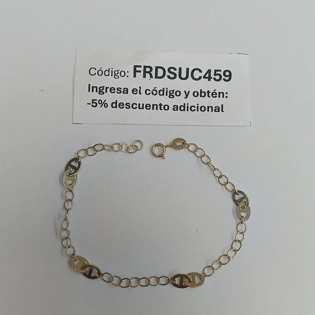 PULSERA ESPECIAL 14K 18 CM 1.6 GR (NUEVO)