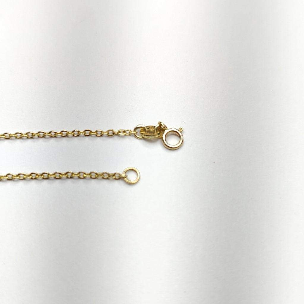 PULSERA TEJIDO ESP CON TREBOL 14K 18 CM 1.5 GR (NUEVO)