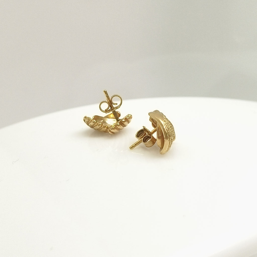 BROQUELES PAR ORO 14 K 4,20 GRMS (SEMINUEVO)