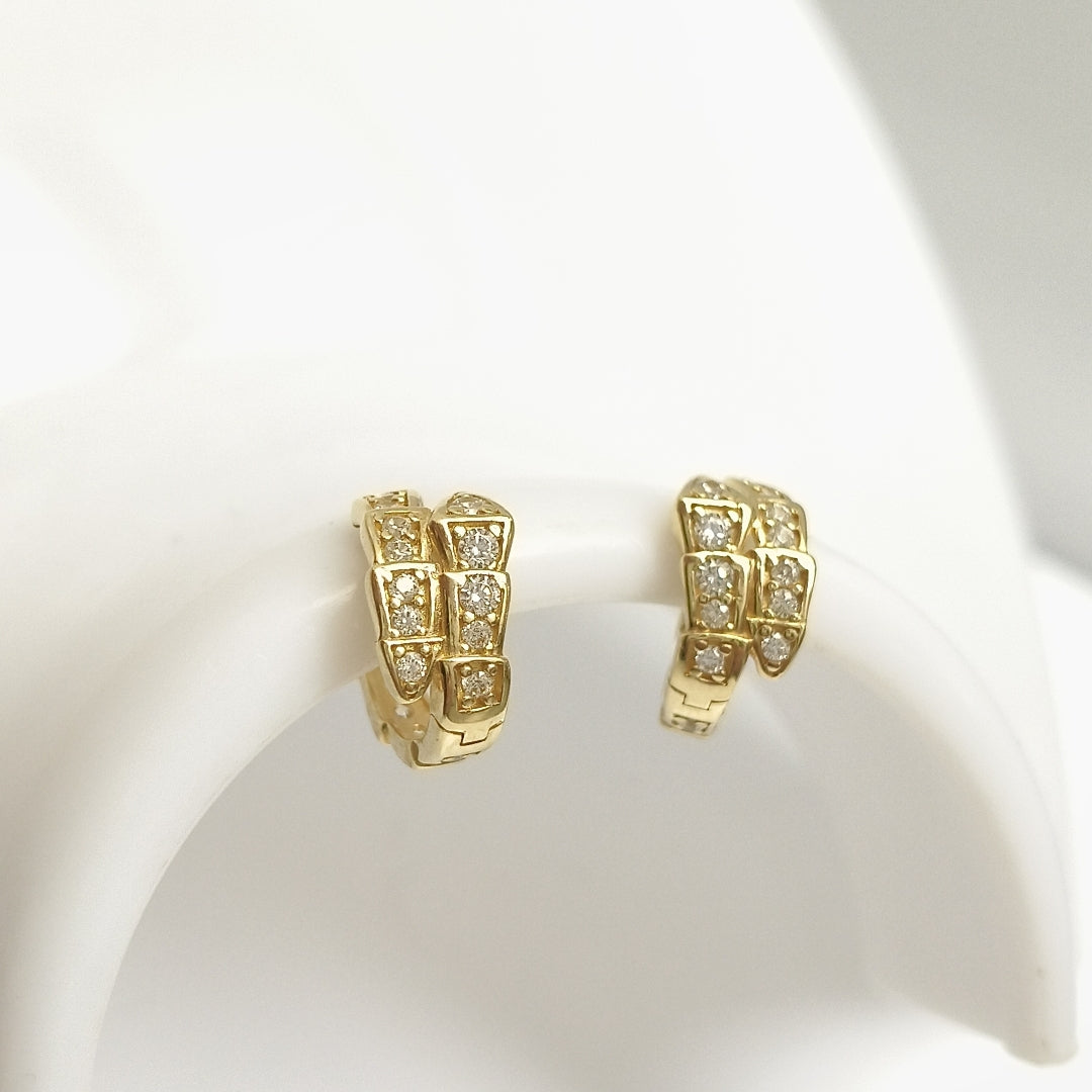 ARRACADAS PAR ORO 14 K 3.2 GRMS (SEMINUEVO)