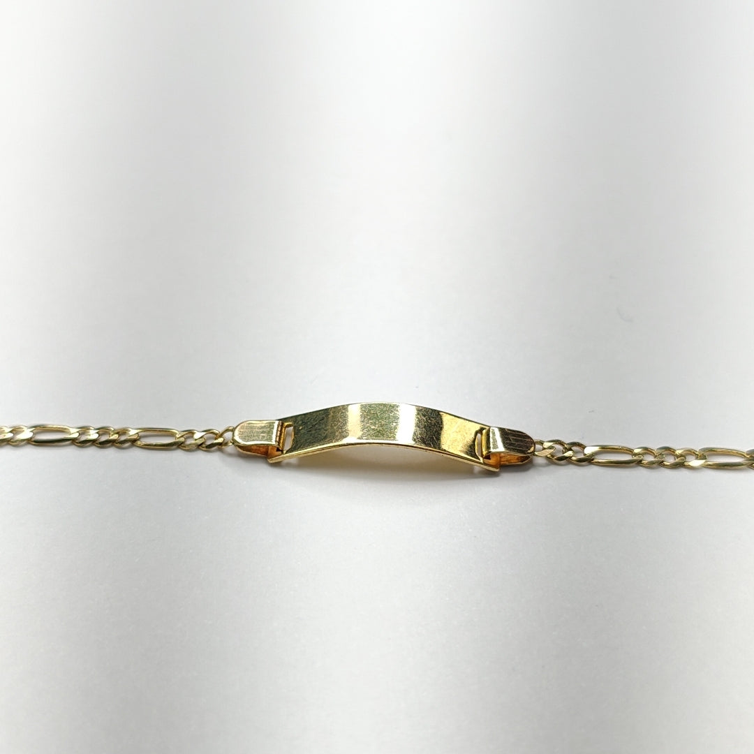 PULSERA ESCLAVA 3X1 14K 16 CM 2.8 GR (NUEVO)