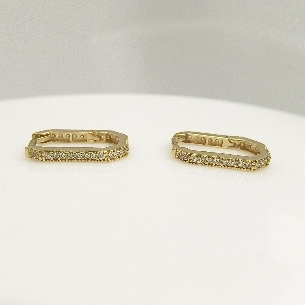 ARRACADAS PAR ORO 14 K 2 GRMS (SEMINUEVO)