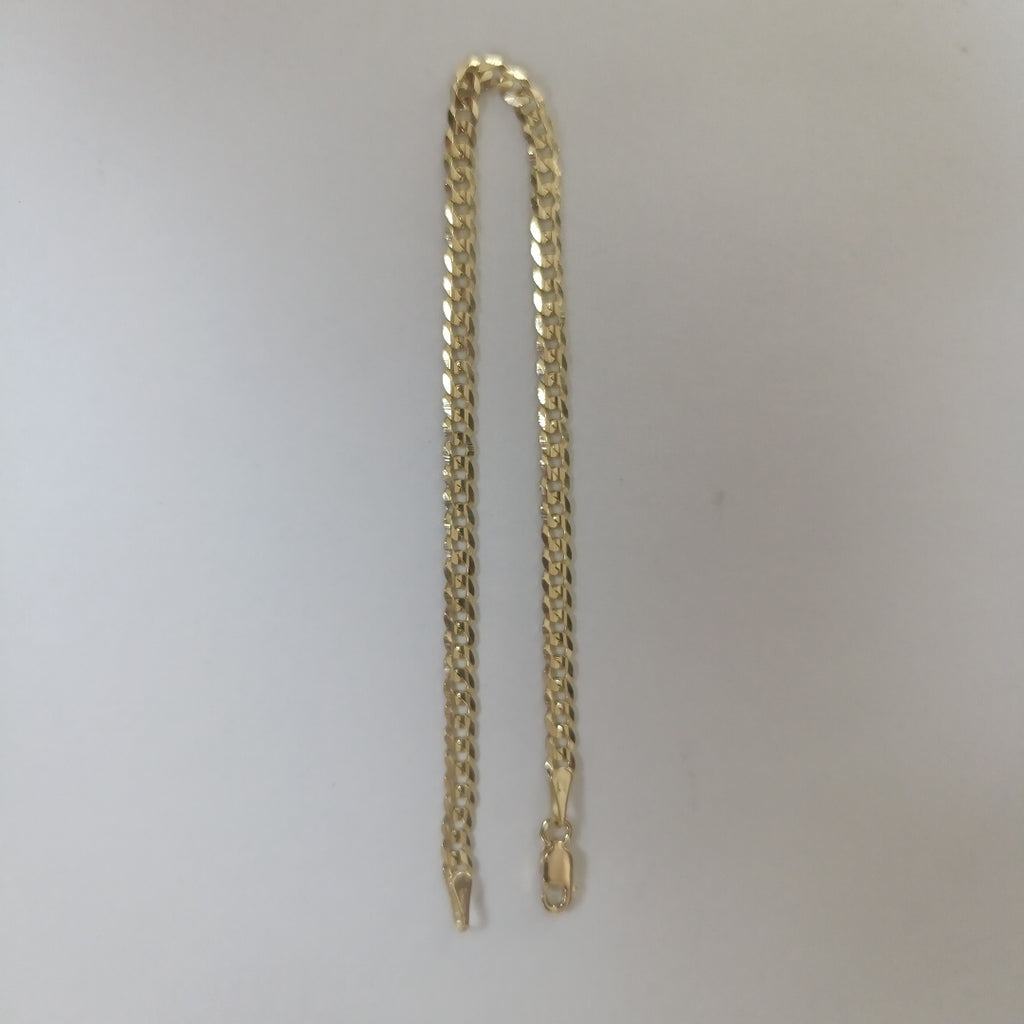 PULSERA BARBADA 14K 18 CM 3.2 GR (NUEVO)