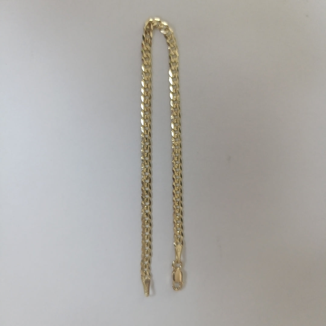 PULSERA BARBADA 14K 18 CM 3.2 GR (NUEVO)
