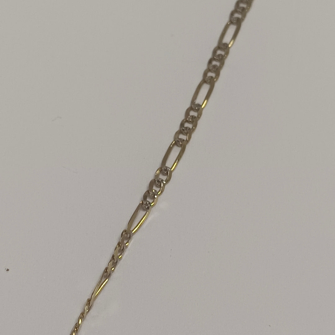 CADENA 3X1 DIAMANTADA 14K 55 CM 4.7 GR (NUEVO)