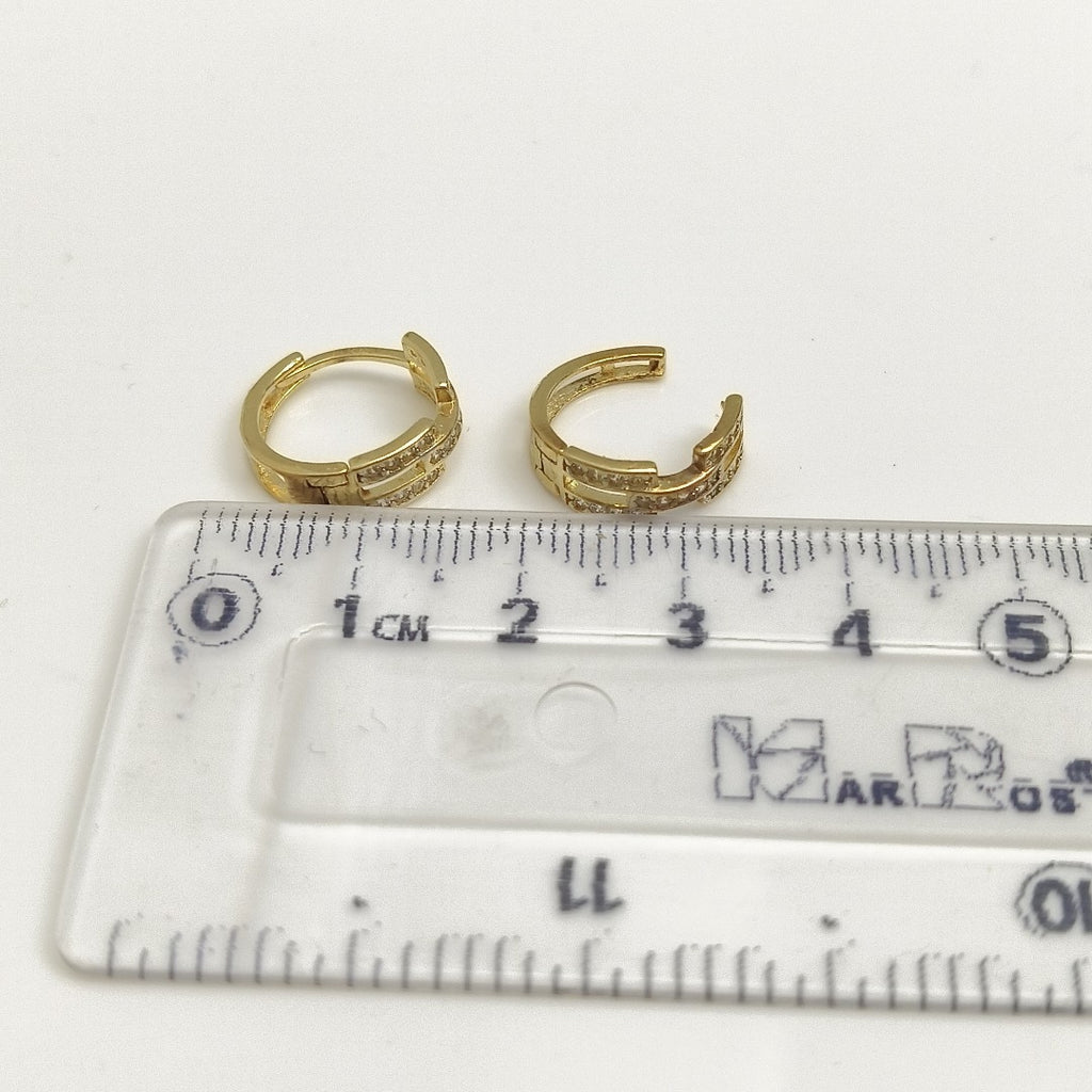 ARRACADAS PAR ORO 14 K 2,20 GRMS (SEMINUEVO)