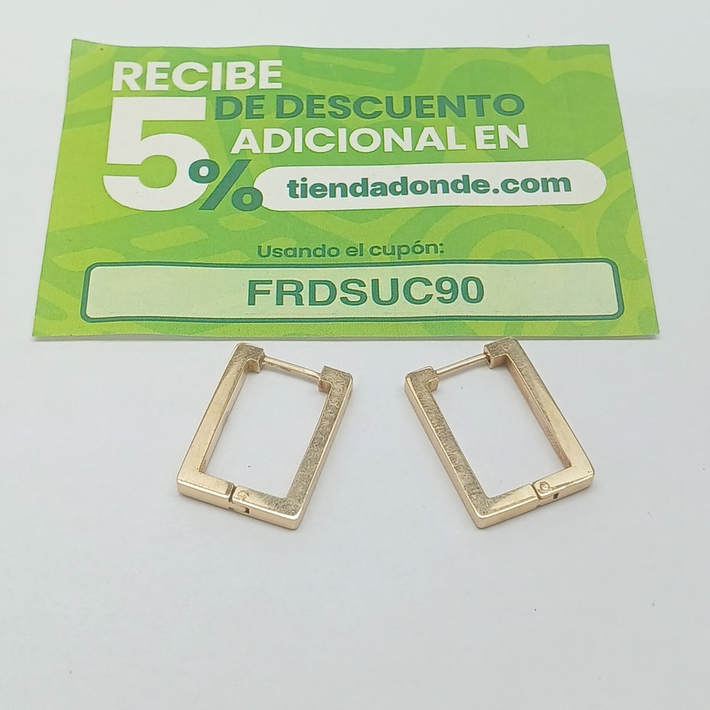 ARRACADAS PAR ORO 14 K 7,20 GRMS (SEMINUEVO)