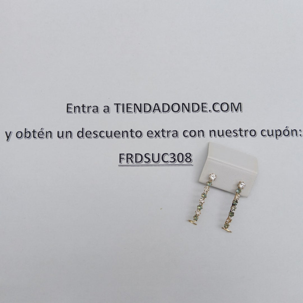 ARETES PAR ORO 14 K 1,40 GRMS (SEMINUEVO)