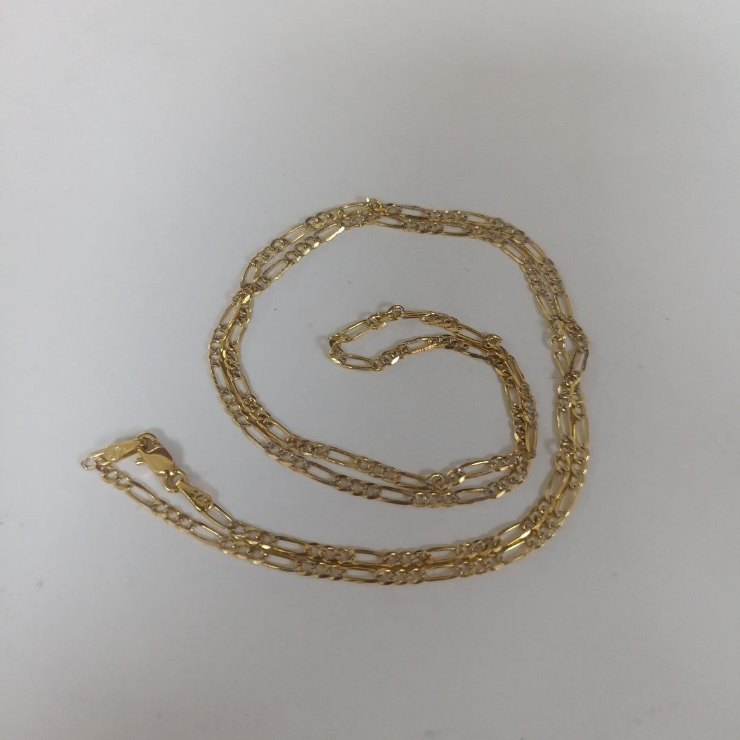 CADENA 3X1 DIAMANTADA 14K 60 CM 5.4 GR (NUEVO)
