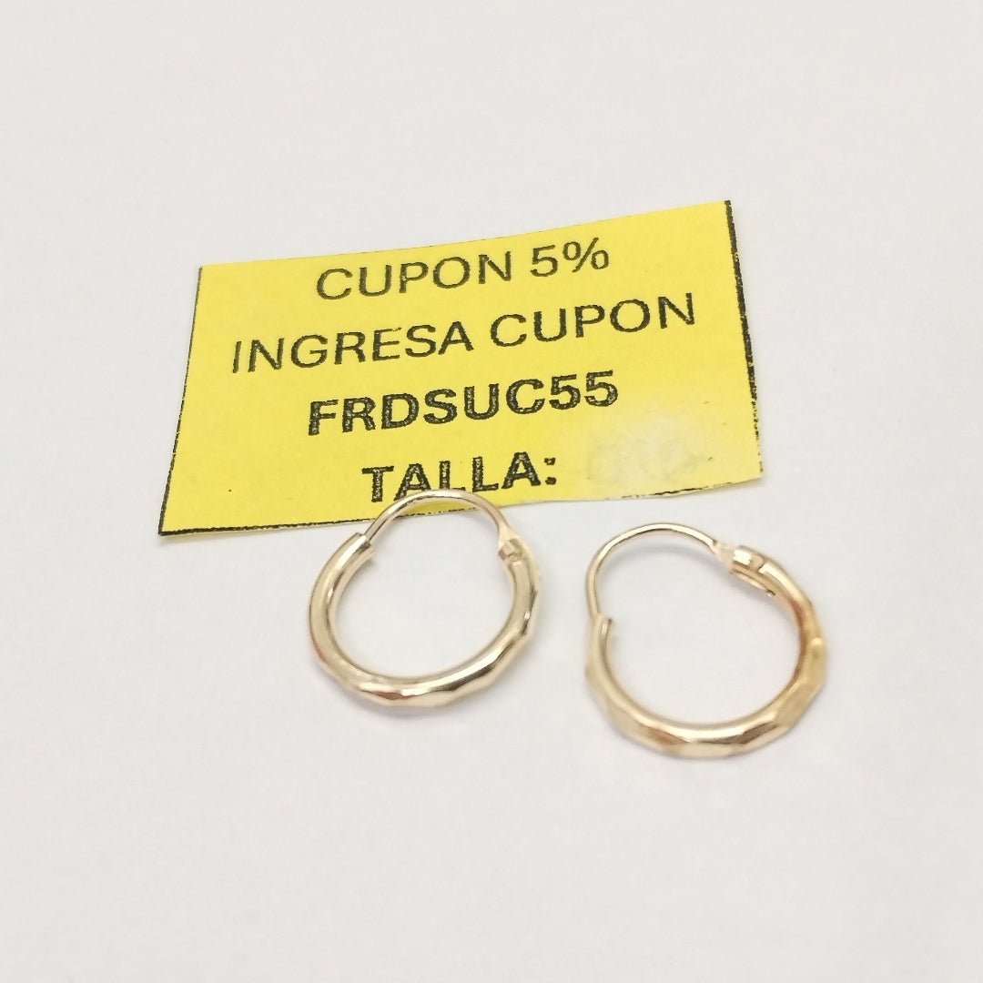 ARRACADAS PAR ORO 14 K 0,70 GRMS (SEMINUEVO)