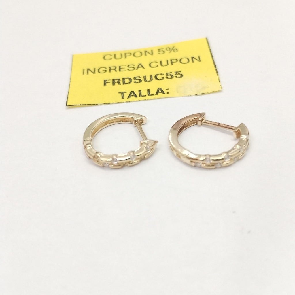 ARRACADAS PAR ORO 10 K 1,50 GRMS (SEMINUEVO)
