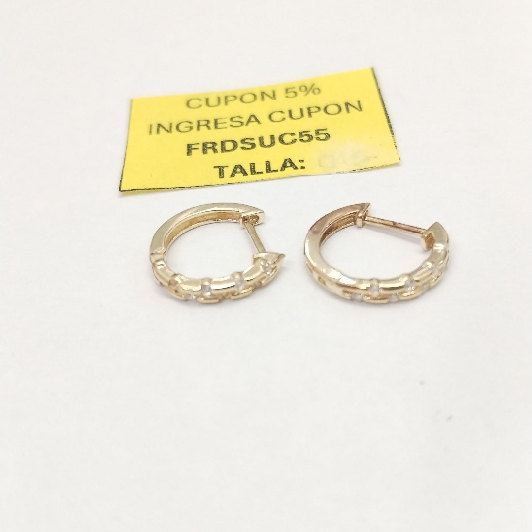 ARRACADAS PAR ORO 10 K 1,50 GRMS (SEMINUEVO)