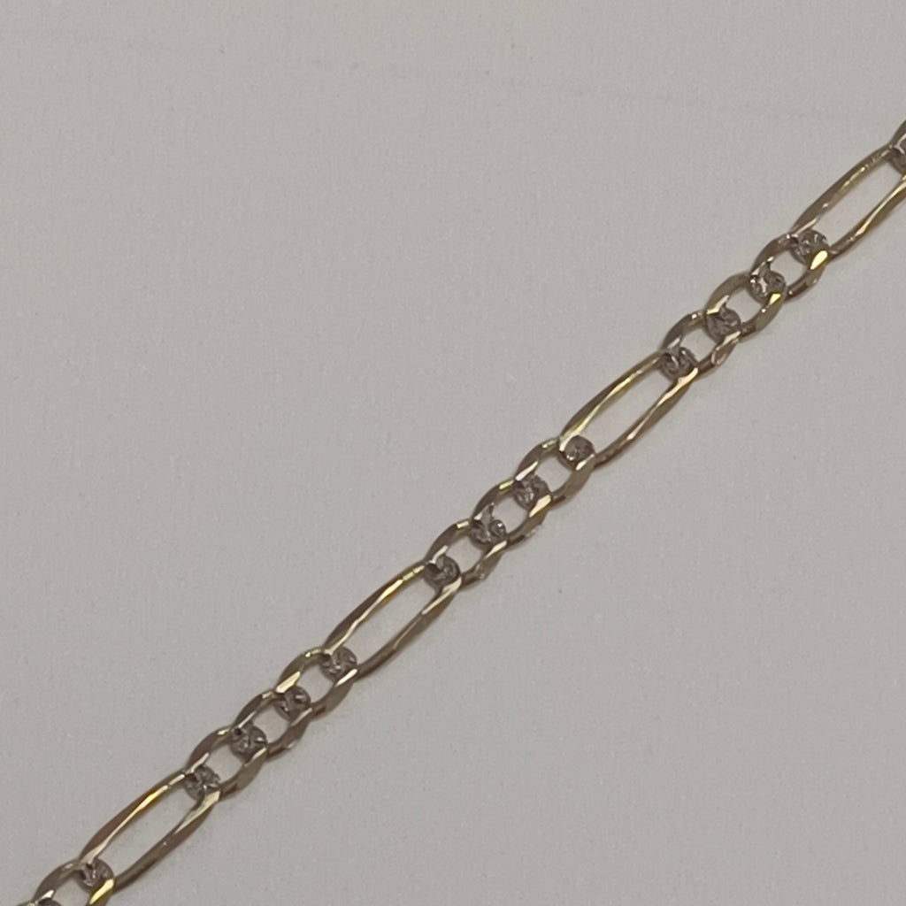 CADENA 3X1 DIAMANTADA 14K 60 CM 5.1 GR (NUEVO)