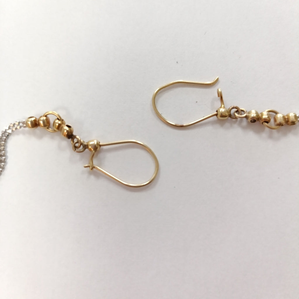 ARETES PAR ORO 14 K 1,50 GRMS (SEMINUEVO)
