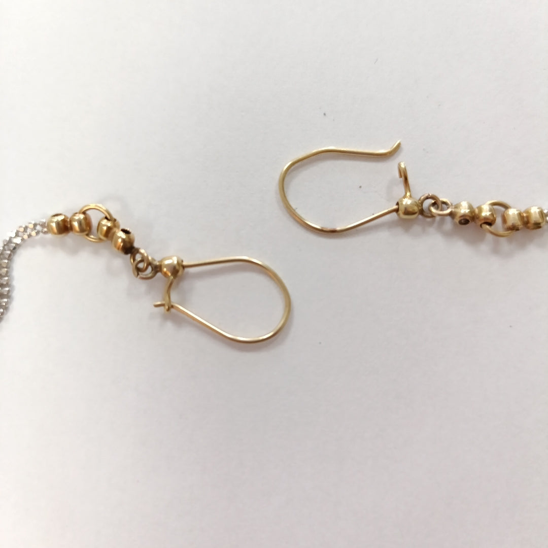 ARETES PAR ORO 14 K 1,50 GRMS (SEMINUEVO)