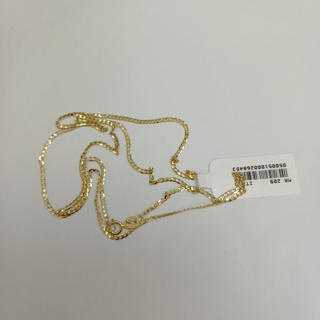 CADENAS BARBADA AMARILLA ORO 14K 2.2 (NUEVO)